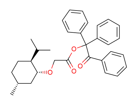 (-)-menthoxyacetic acid 2-oxo-1,2,2-triphenylethyl ester