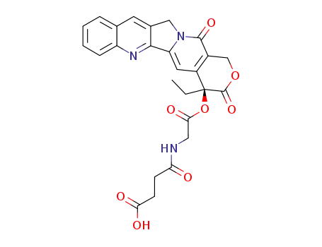 Molecular Structure of 672333-51-6 (camptothecin-20-(N-succinamidoglycinate))