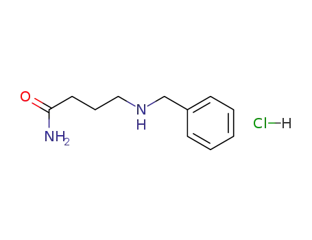 Molecular Structure of 79430-84-5 (4-[(benzyl)amino]butyramide monohydrochloride)
