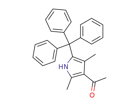 1-(2,4-dimethyl-5-trityl-pyrrol-3-yl)-ethanone