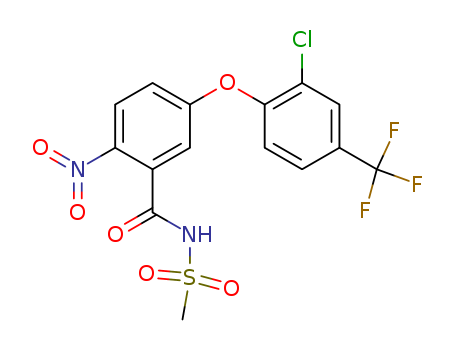 5-(2-Chloro-4-(trifluoromethyl)phenoxy)-N-(methylsulfonyl)-2-nitrobenzamide/72178-02-0