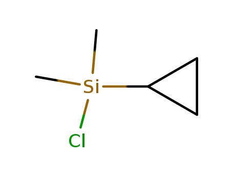 Molecular Structure of 57522-83-5 (Dimethylcyclopropylchlorosilane)