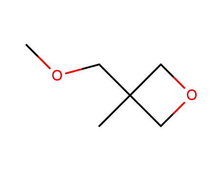 Molecular Structure of 34493-11-3 (Oxetane, 3-(methoxymethyl)-3-methyl-)