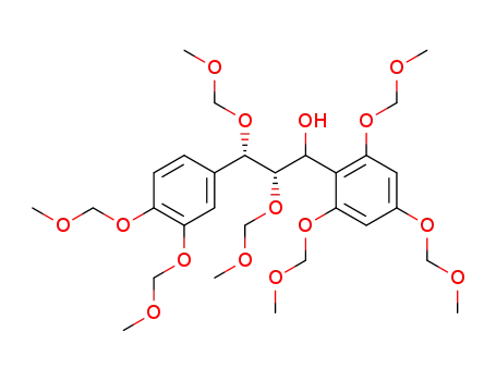 (2S,3S)-3-[3'',4''-bis(methoxymethoxy)]phenyl-2,3-bis(methoxymethoxy)-1-[2',4',6'-tris(methoxymethoxy)phenyl]propanol