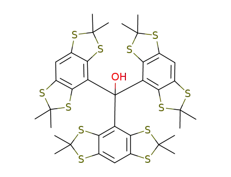 tris[2,2,6,6-tetramethyl-8-(carboxy-tert-butyl)benzo[1,2-d;4,5-d]bis(1,3-dithiol)-4-yl]methanoltritylalcohol