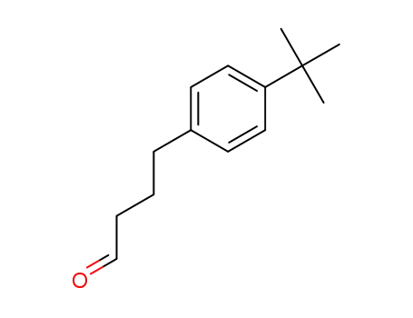 Molecular Structure of 62518-66-5 (Benzenebutanal, 4-(1,1-dimethylethyl)-)