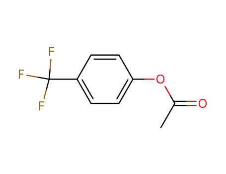 Molecular Structure of 78950-29-5 (4-(Trifluoromethyl)phenyl acetate)