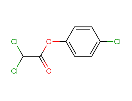 Molecular Structure of 18133-57-8 ((4-chlorophenyl) 2,2-dichloroacetate)