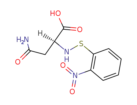 Molecular Structure of 7685-72-5 (N-O-NPS-L -ASPARAGINE)