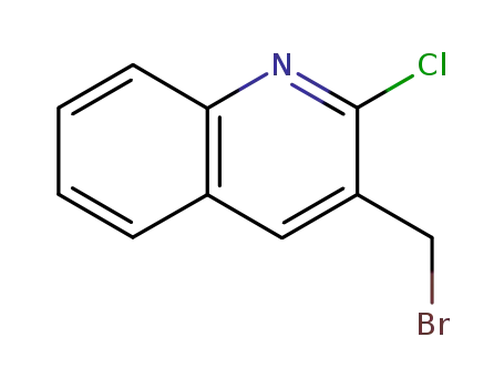 Molecular Structure of 35740-82-0 (3-(bromomethyl)-2-chloroquinoline)