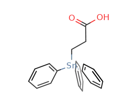 (C<sub>6</sub>H<sub>5</sub>)3SnCH<sub>2</sub>CH<sub>2</sub>COOH