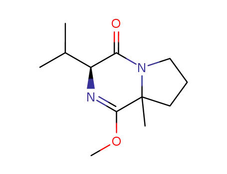 (S)-3-Isopropyl-1-methoxy-8a-methyl-6,7,8,8a-tetrahydro-3H-pyrrolo[1,2-a]pyrazin-4-one