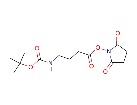 Molecular Structure of 69038-04-6 (N-hydroxysuccinimide ester of 4-(tert-butoxycarbonylamino)butyric acid)