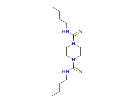 Molecular Structure of 80490-80-8 (N,N'-dibutylpiperazine-1,4-dithiocarboxamide)