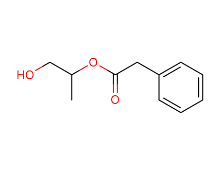 Molecular Structure of 80550-08-9 (Benzeneacetic acid, 2-hydroxy-1-methylethyl ester)