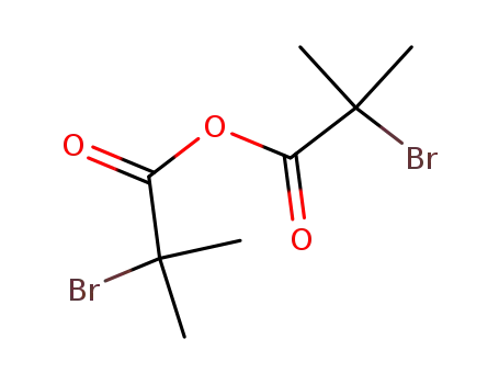 Molecular Structure of 42069-15-8 (Propanoic acid, 2-bromo-2-methyl-, anhydride)