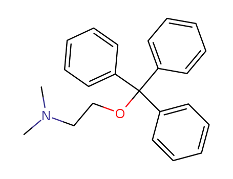 Molecular Structure of 88953-57-5 (Ethanamine, N,N-dimethyl-2-(triphenylmethoxy)-)