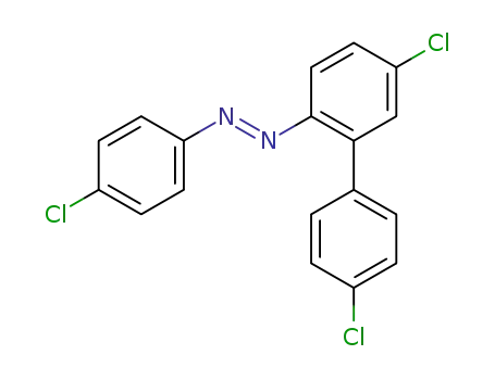 Molecular Structure of 141320-17-4 ((4-chloro-phenyl)-(5,4'-dichloro-biphenyl-2-yl)-diazene)