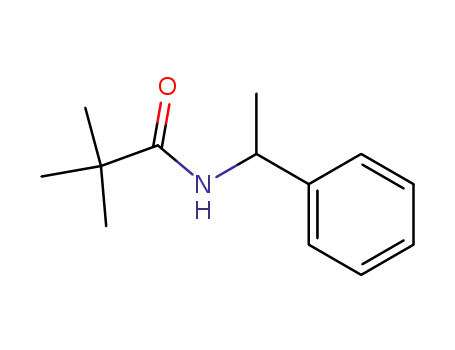 Molecular Structure of 64528-63-8 (Propanamide, 2,2-dimethyl-N-(1-phenylethyl)-)