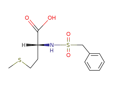 Molecular Structure of 7469-26-3 (N-(benzylsulfonyl)methionine)