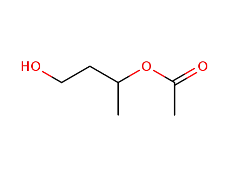 Molecular Structure of 75355-65-6 (3-Hydroxy-1-methylpropyl acetate)