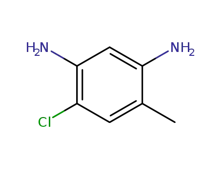 Molecular Structure of 43216-72-4 (5-Chloro-2,4-toluenediamine)
