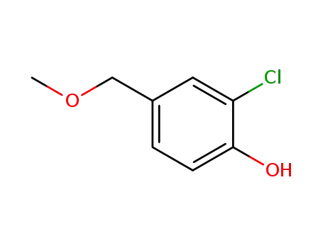 Molecular Structure of 98406-03-2 (2-chloro-4-(methoxymethyl)phenol)