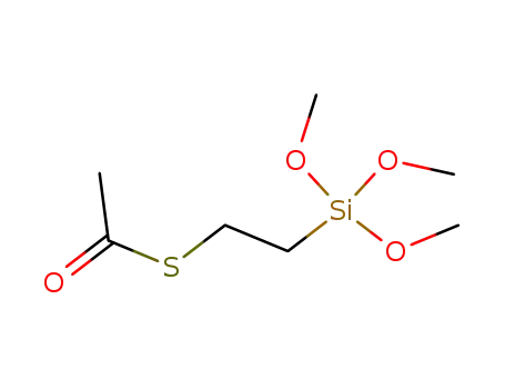 Molecular Structure of 16720-19-7 (Thioacetic acid S-[2-(trimethoxysilyl)ethyl] ester)