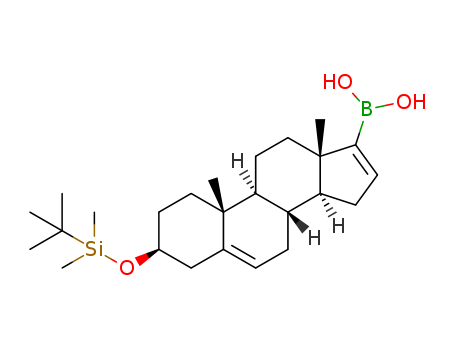3-((tert-butyldimethylsilyl)oxy)-5,16-androstadien-17-boronic acid