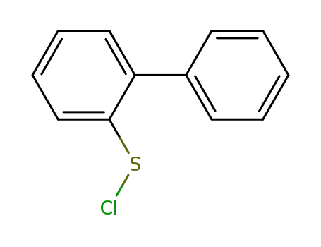 Molecular Structure of 37692-16-3 (2-phenylbenzenesulphenyl chloride)