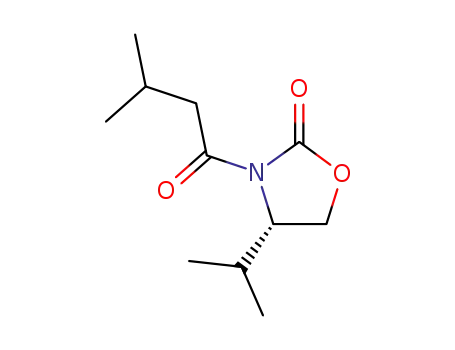 2-Oxazolidinone, 4-(1-methylethyl)-3-(3-methyl-1-oxobutyl)-, (S)-