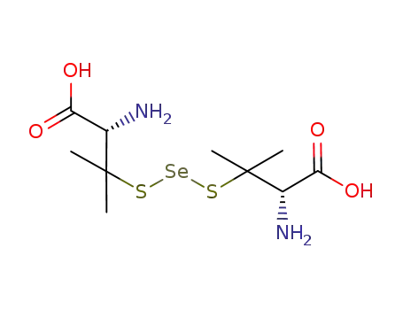 Molecular Structure of 63347-00-2 (D-Valine, 3,3'-[selenobis(thio)]bis-)