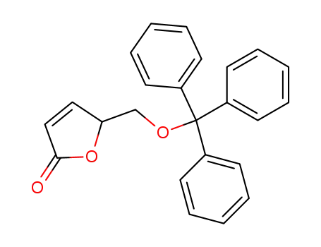 Molecular Structure of 78508-79-9 (5-triphenylmethoxymethyloxol-3-en-2-one)