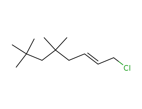 Molecular Structure of 141-64-0 ((2E)-1-chloro-5,5,7,7-tetramethyloct-2-ene)