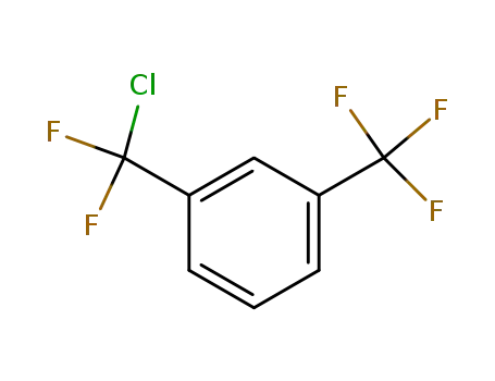 Molecular Structure of 63516-31-4 (Benzene, 1-(chlorodifluoromethyl)-3-(trifluoromethyl)-)