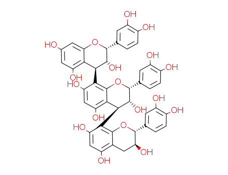 Molecular Structure of 65085-09-8 (Proanthocyanidin C1)
