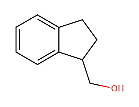 Molecular Structure of 1196-17-4 (2,3-dihydro-1H-inden-1-ylmethanol)