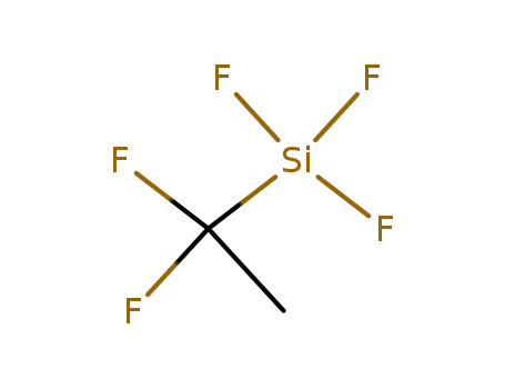 Molecular Structure of 55632-07-0 ((1,1-Difluoroethyl)trifluorsilin)