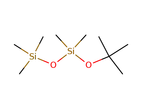 Molecular Structure of 10108-37-9 (Disiloxane, (1,1-dimethylethoxy)pentamethyl-)