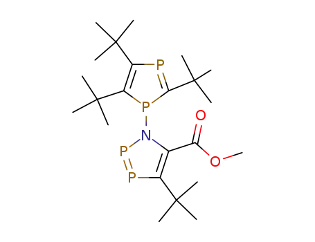 4-tert-Butyl-1-(2,4,5-tri-tert-butyl-[1,3]diphosphol-1-yl)-1H-[1,2,3]azadiphosphole-5-carboxylic acid methyl ester