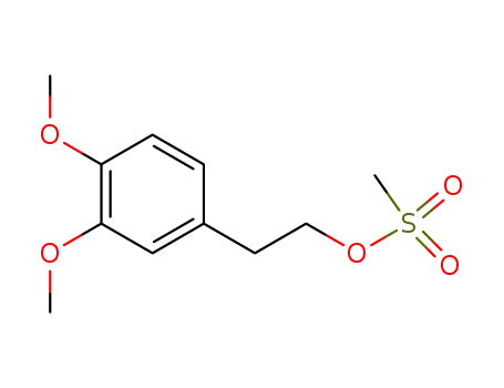 Molecular Structure of 75803-23-5 (methanesulphonic acid,2-(3,4-dimethoxyphenyl)ethyl ester)