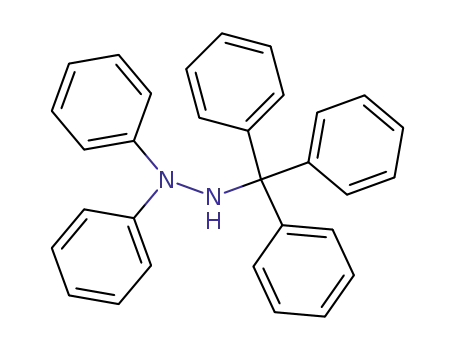 Molecular Structure of 96415-51-9 (<i>N</i>,<i>N</i>-diphenyl-<i>N</i>'-trityl-hydrazine)