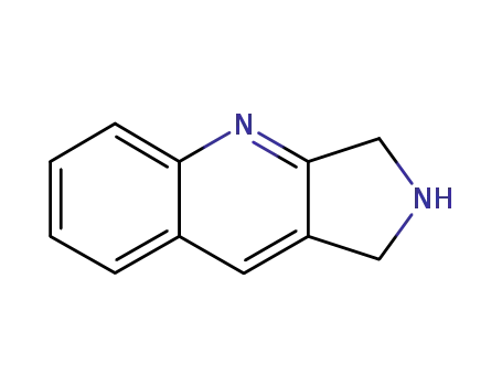 Molecular Structure of 34086-64-1 (1H-Pyrrolo[3,4-b]quinoline, 2,3-dihydro-)