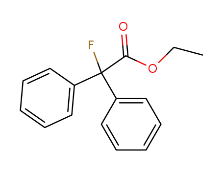 Molecular Structure of 427-47-4 (fluoro-diphenyl-acetic acid ethyl ester)