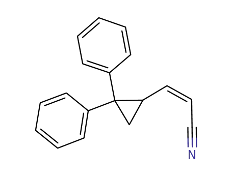 (Z)-3-(2,2-diphenylcyclopropyl)prop-2-enenitrile