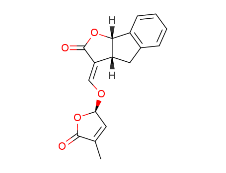 2H-Indeno[1,2-b]furan-2-one,3-[[[(2R)-2,5-dihydro-4-methyl-5-oxo-2-furanyl]oxy]methylene]-3,3a,4,8b-tetrahydro-,(3E,3aR,8bS)-rel-