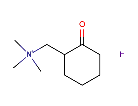 trimethyl-(2-oxo-cyclohexylmethyl)-ammonium; iodide