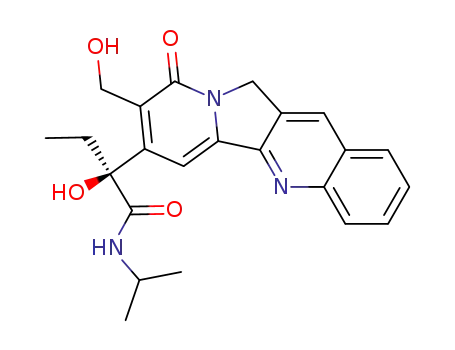 Molecular Structure of 69203-72-1 (camptothecin-21-isopropylamide)