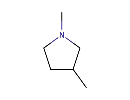Molecular Structure of 45470-22-2 (N-methyl-3-methylpyrrolidine)