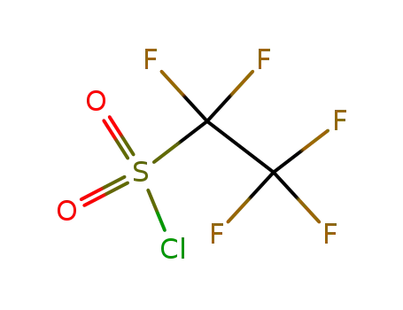 Molecular Structure of 64773-40-6 (1,1,2,2,2-pentafluoroethanesulfonyl chloride)